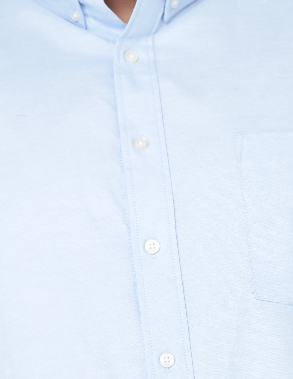 Camisa casual jbe de algodón manga larga para hombre