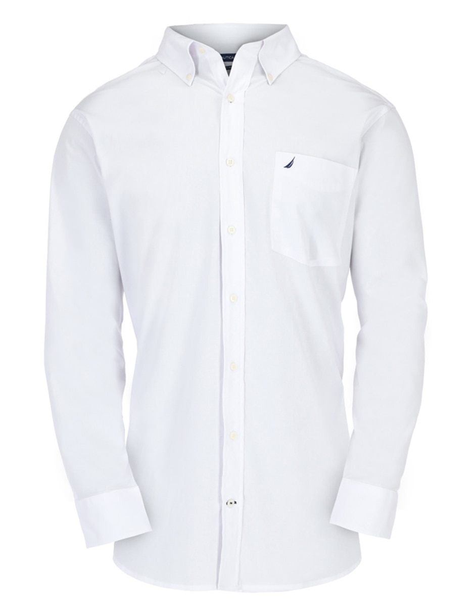 Camisa casual de algodón manga larga para hombre Camisa casual de algodón manga larga para hombre