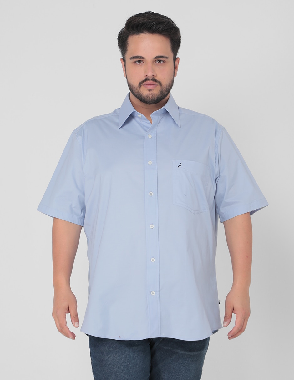 Camisa casual de algodón manga corta para hombre Camisa casual de algodón manga corta para hombre