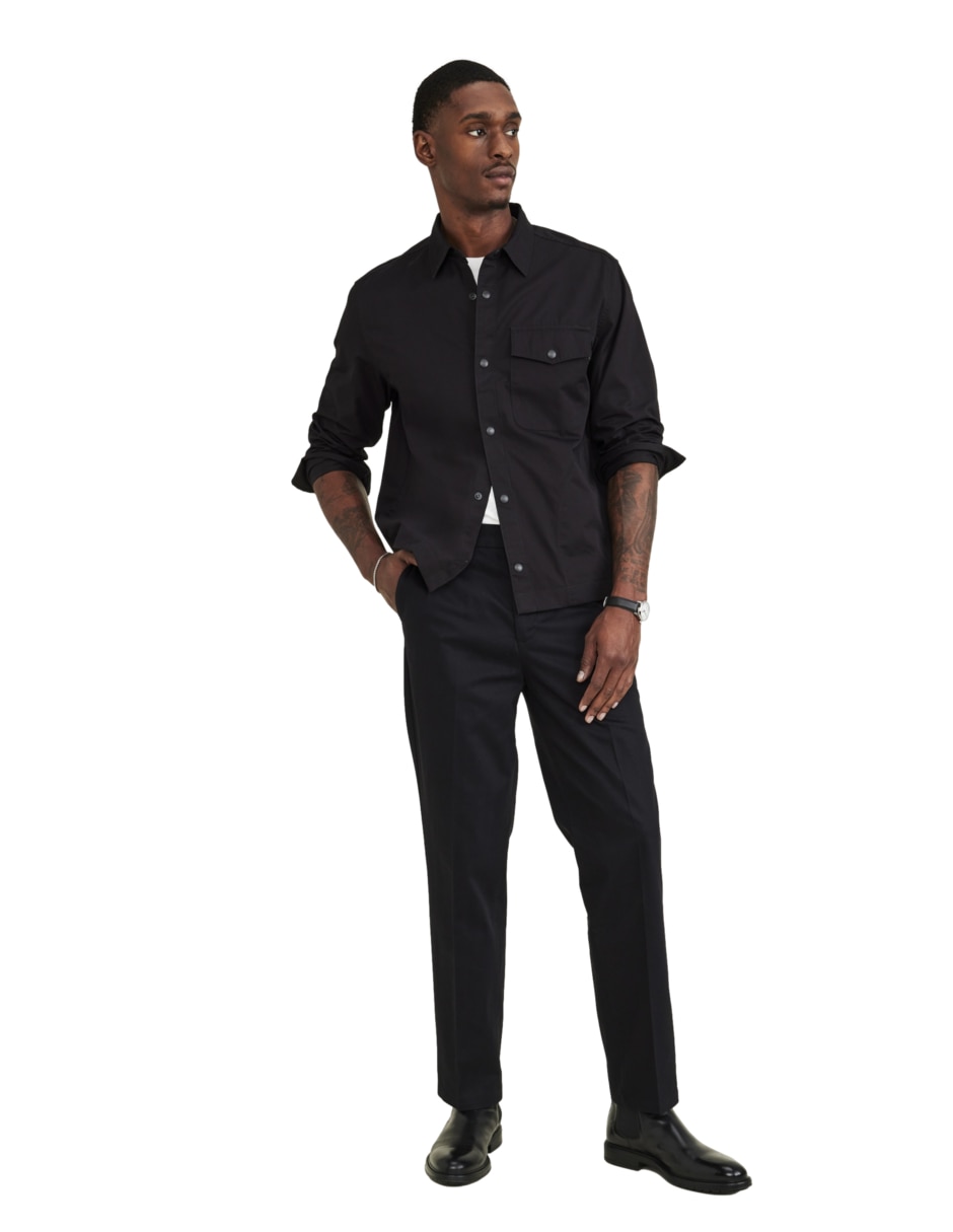 Pantalón recto de algodón para hombre 2
