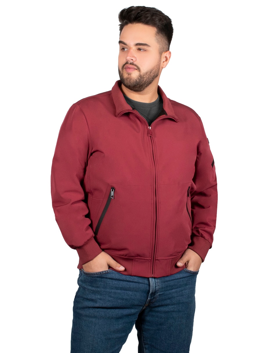 Chamarra casual con bolsillos para hombre 1