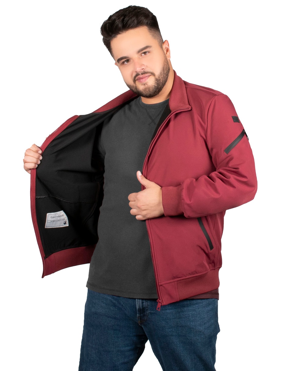Chamarra casual con bolsillos para hombre 3