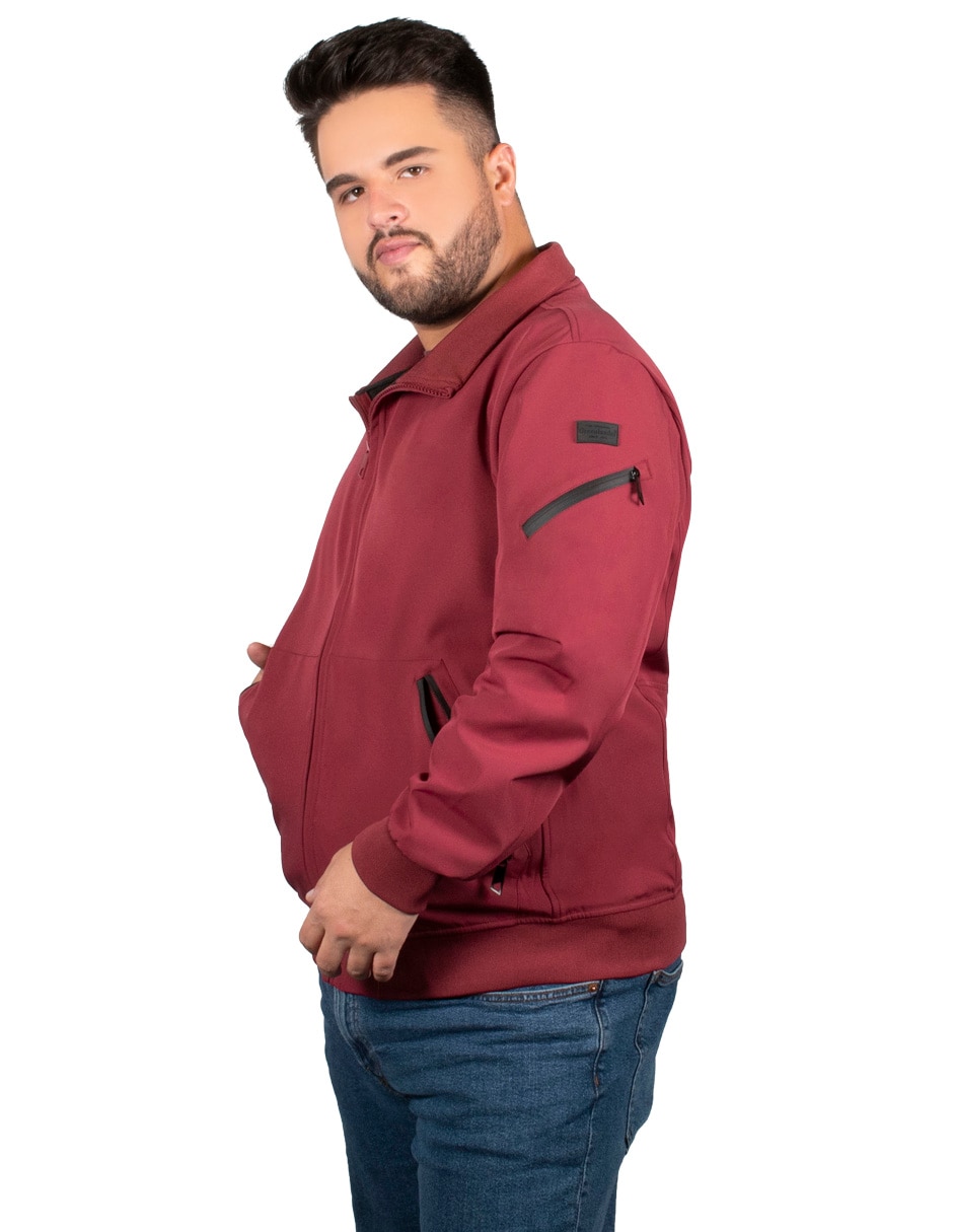 Chamarra casual con bolsillos para hombre 4