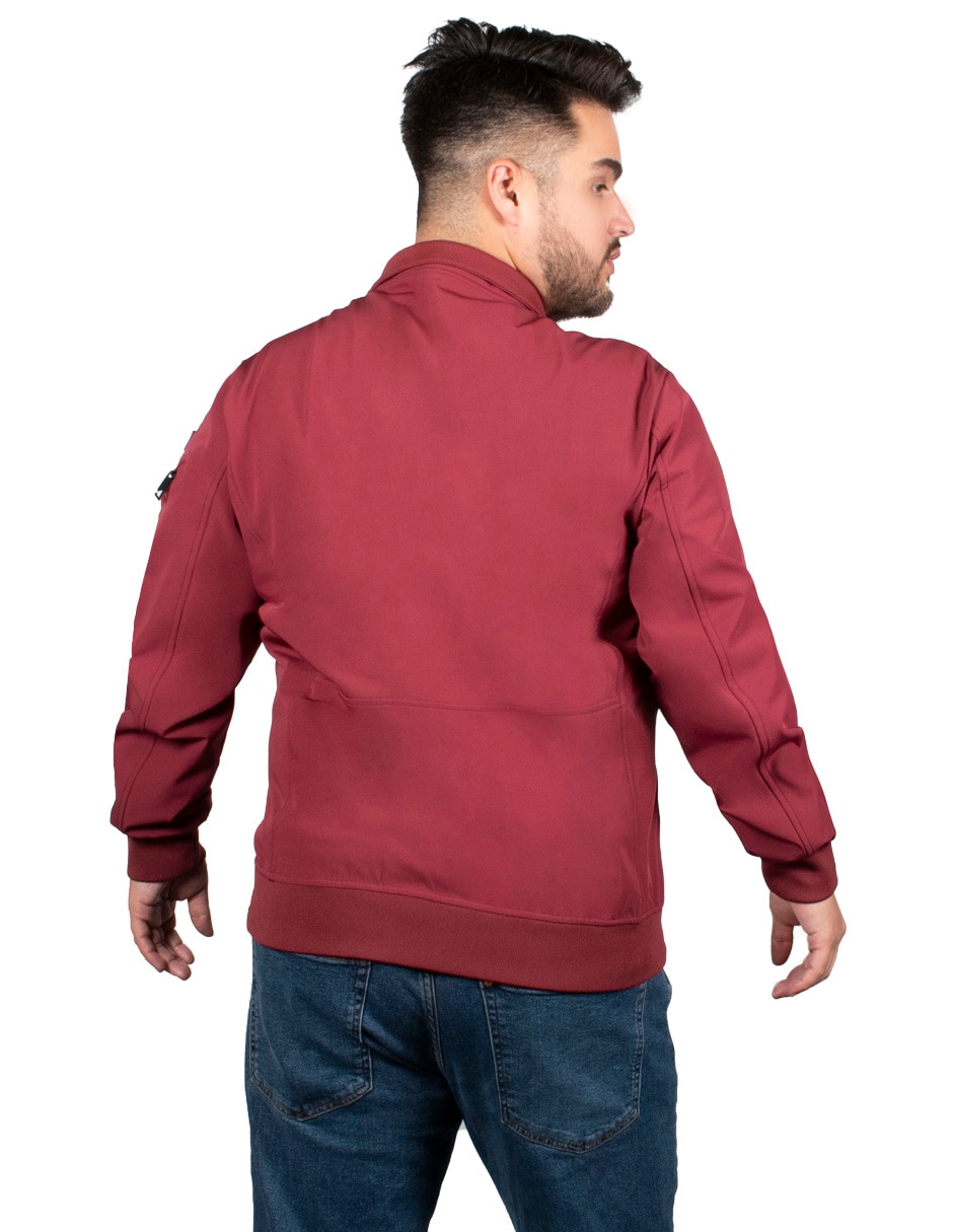 Chamarra casual con bolsillos para hombre 5