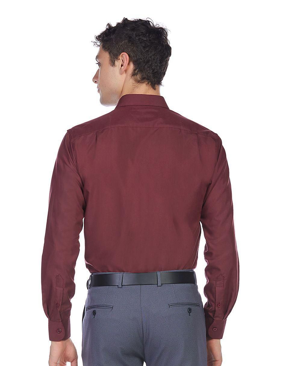 Camisa formal manga larga para hombre 2