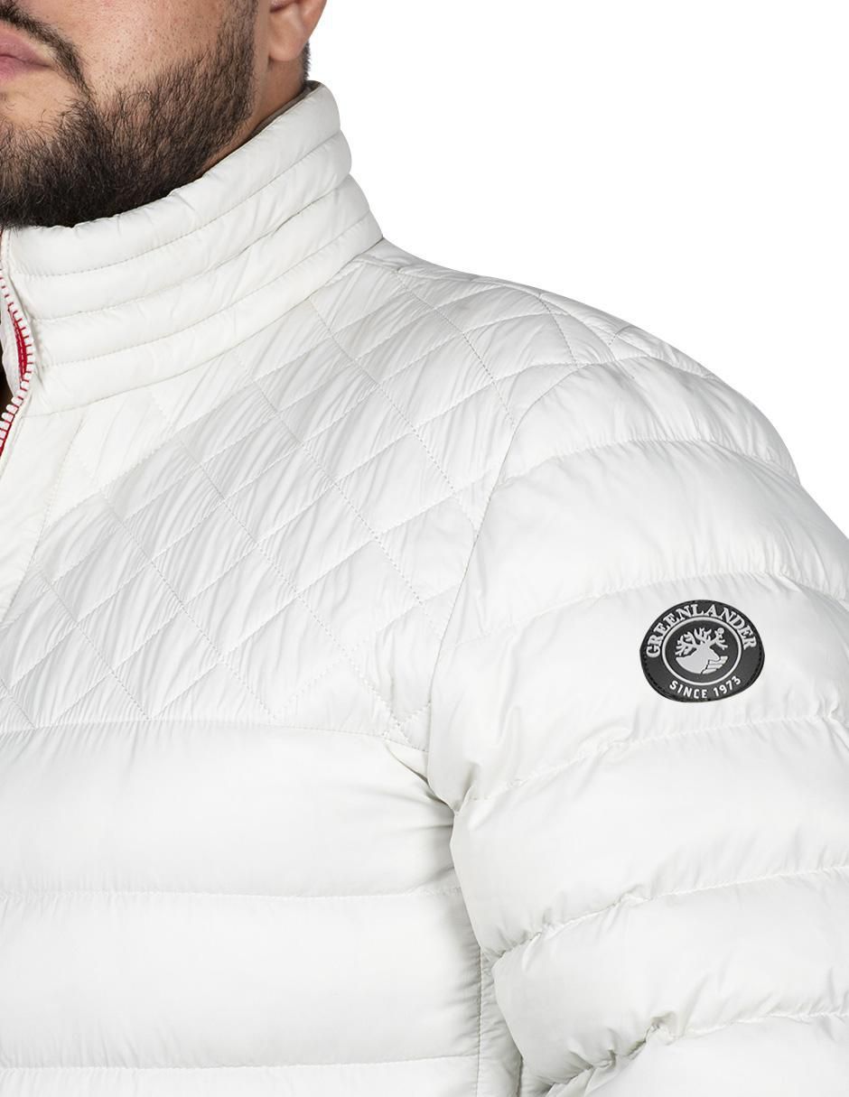 Chamarra casual cuello a contraste para hombre 5