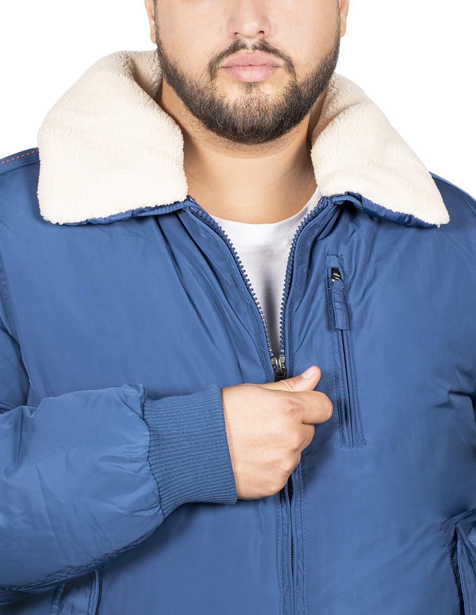 Chamarra casual impermeable con bolsillos para hombre 5
