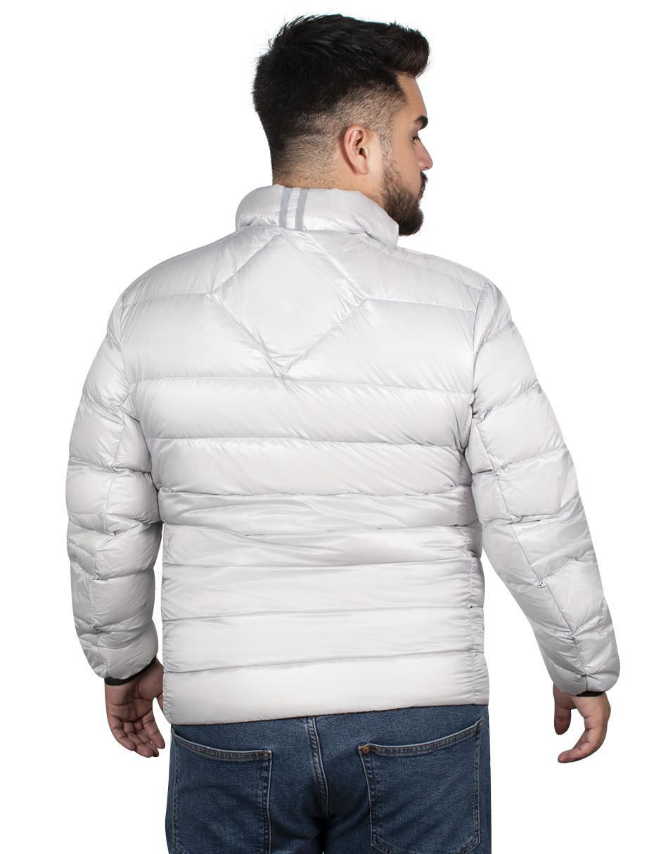 Chamarra casual capitonada para hombre 4