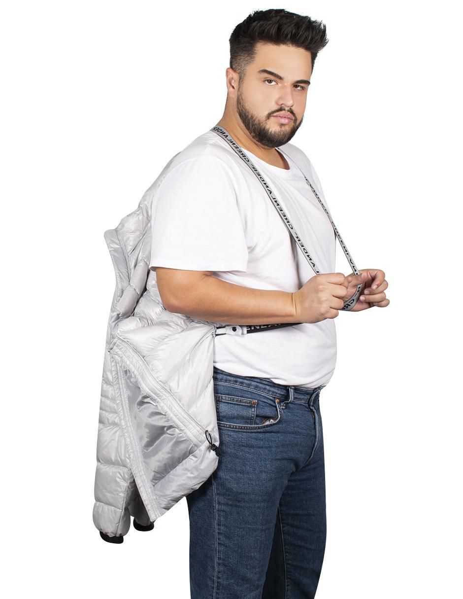 Chamarra casual capitonada para hombre 5