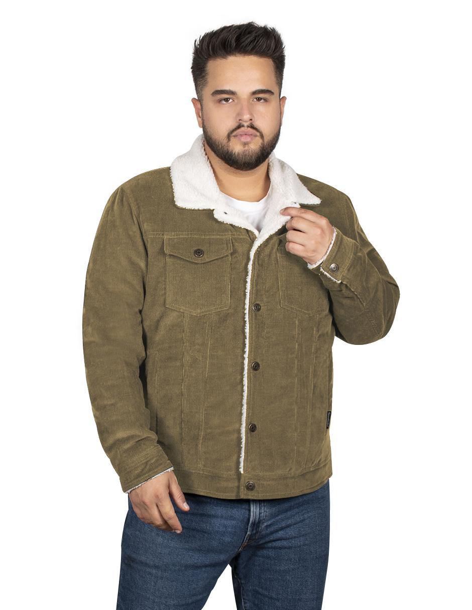 Chamarra casual bolsa con cierre para hombre 1