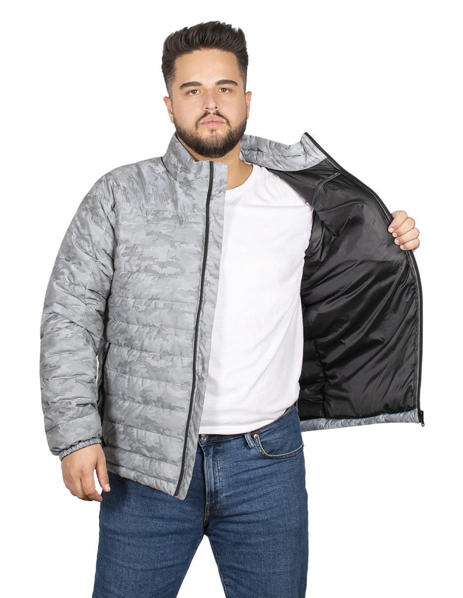 Chamarra casual impermeable capitonada para hombre Chamarra casual impermeable capitonada para hombre