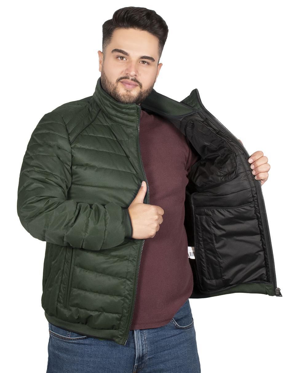 Chamarra casual impermeable con bolsillos para hombre 2