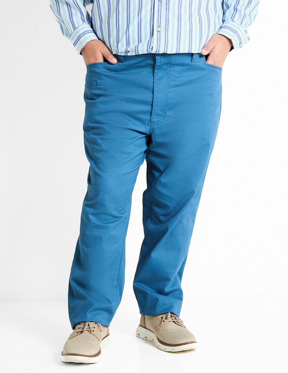 Pantalón recto de algodón para hombre Pantalón recto de algodón para hombre