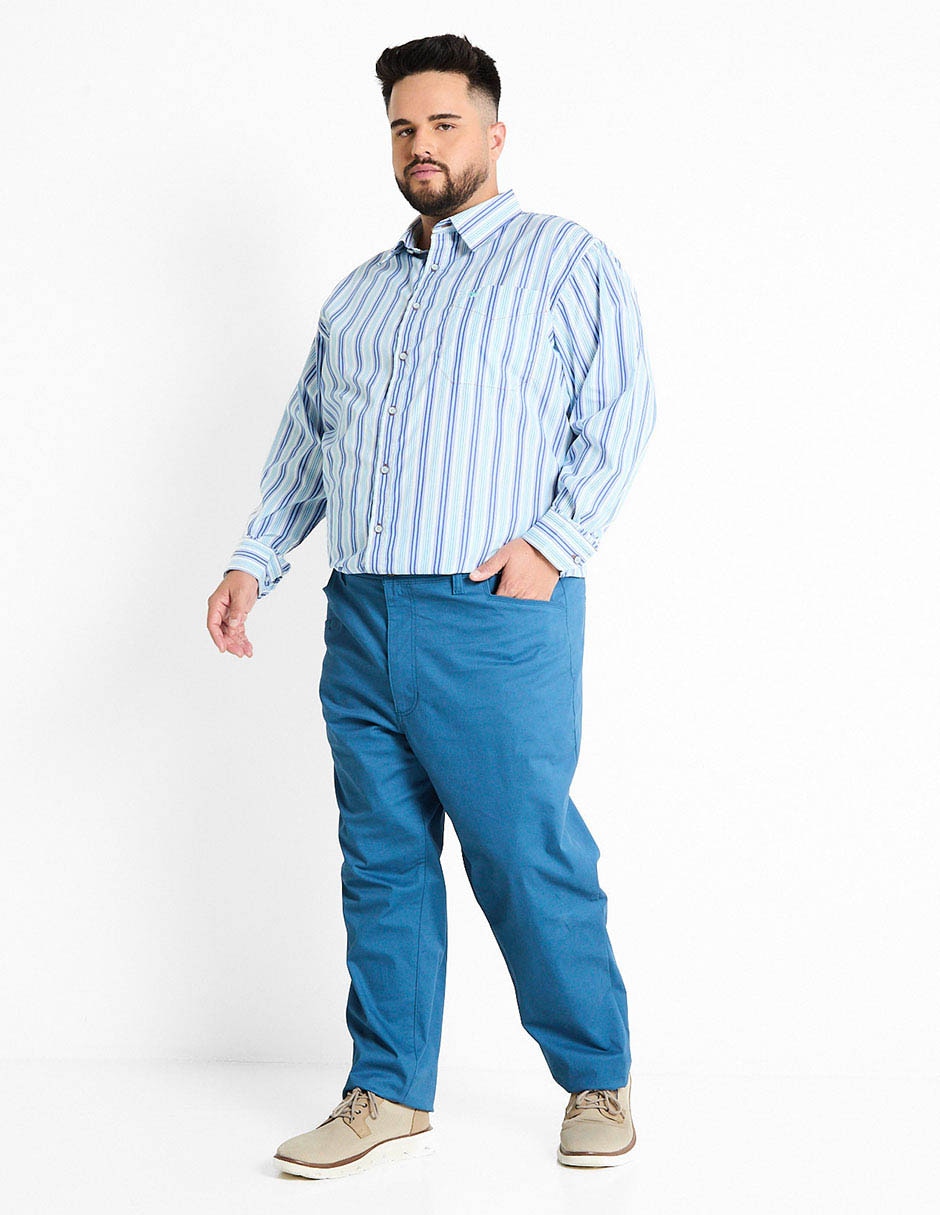 Pantalón recto de algodón para hombre 3