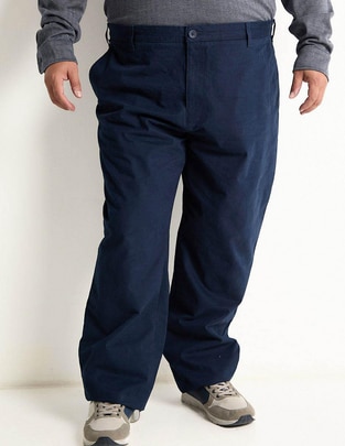 Pantalón casual recto de algodón para hombre