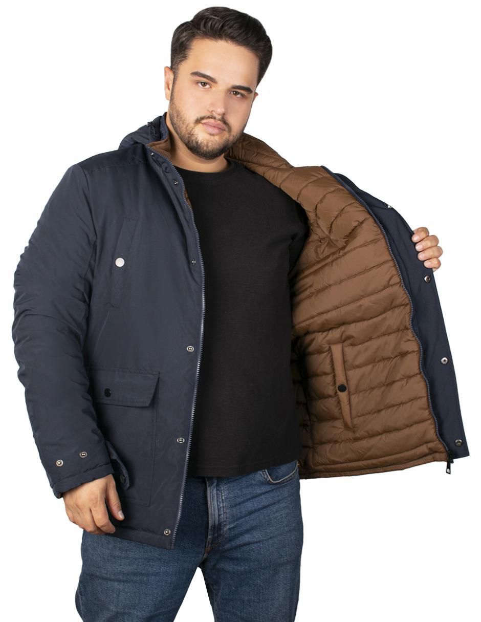Chamarra acolchada Greenlander impermeable reversible para hombre
