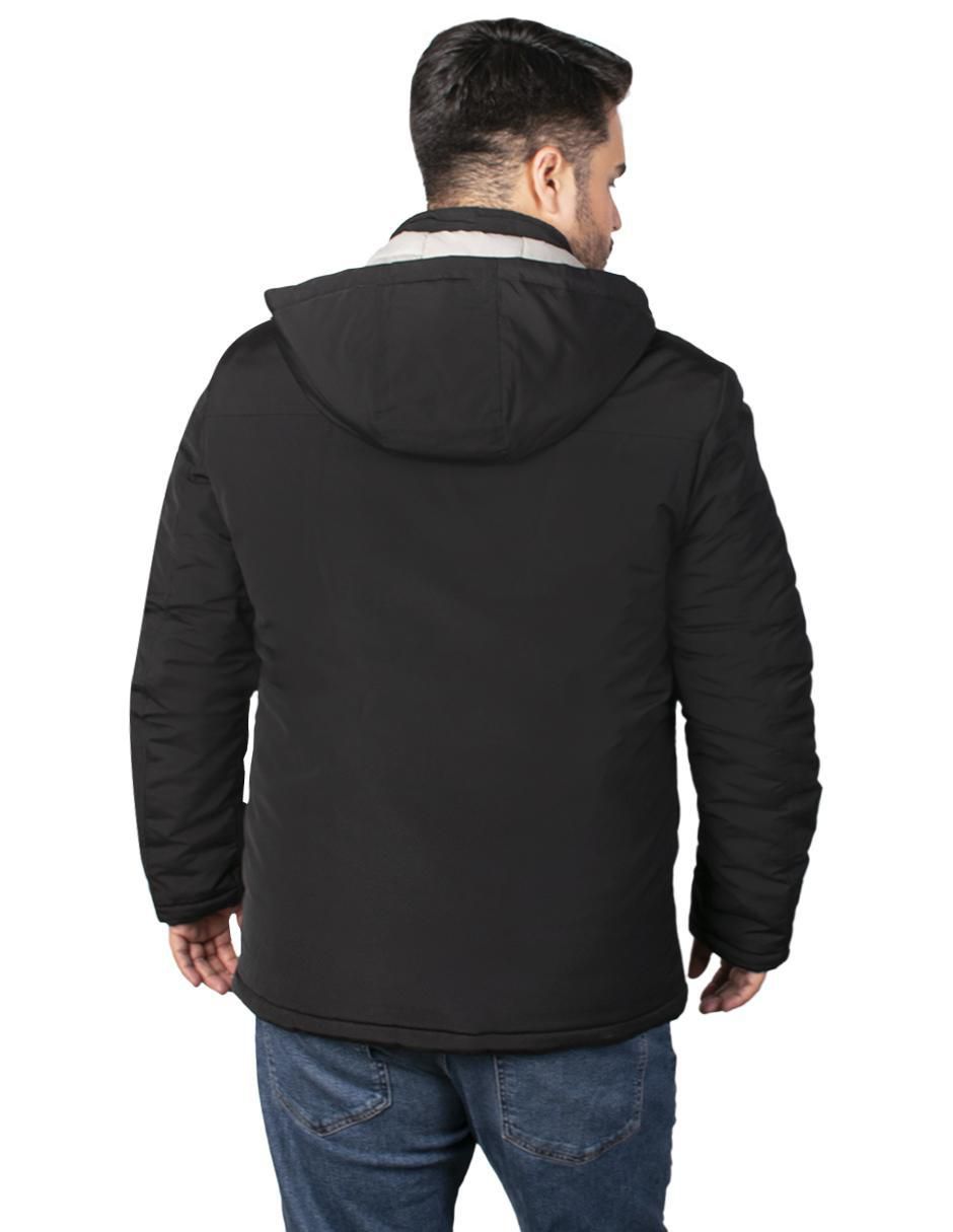 Chamarra acolchada impermeable reversible para hombre 5