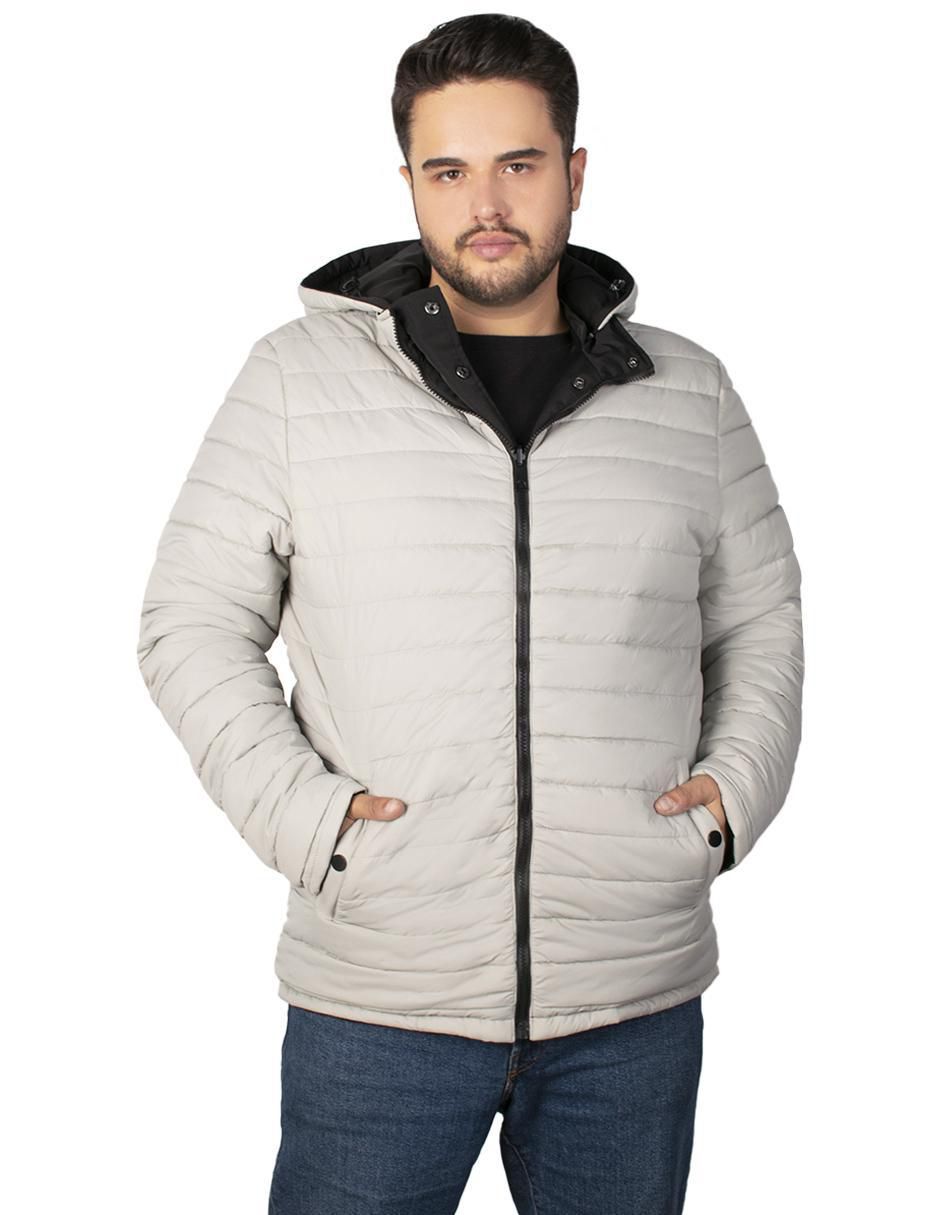 Chamarra acolchada impermeable reversible para hombre 6