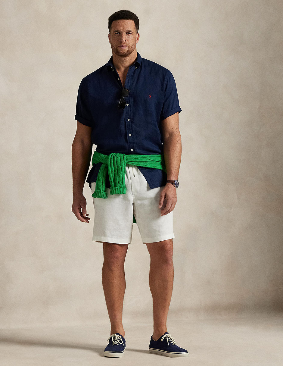 Camisa casual polo rl manga corta para hombre