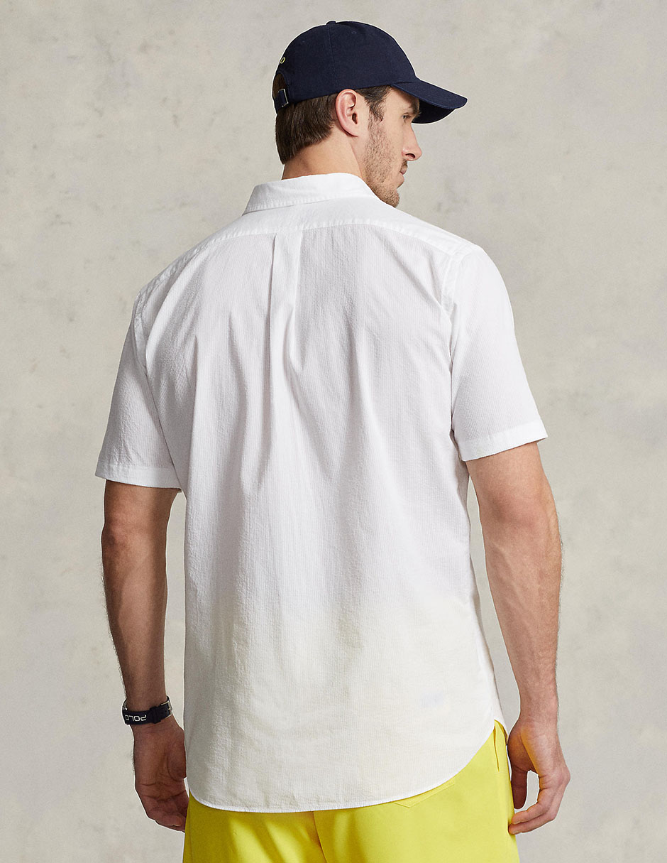 Camisa casual Polo Rl de algodón manga corta para hombre