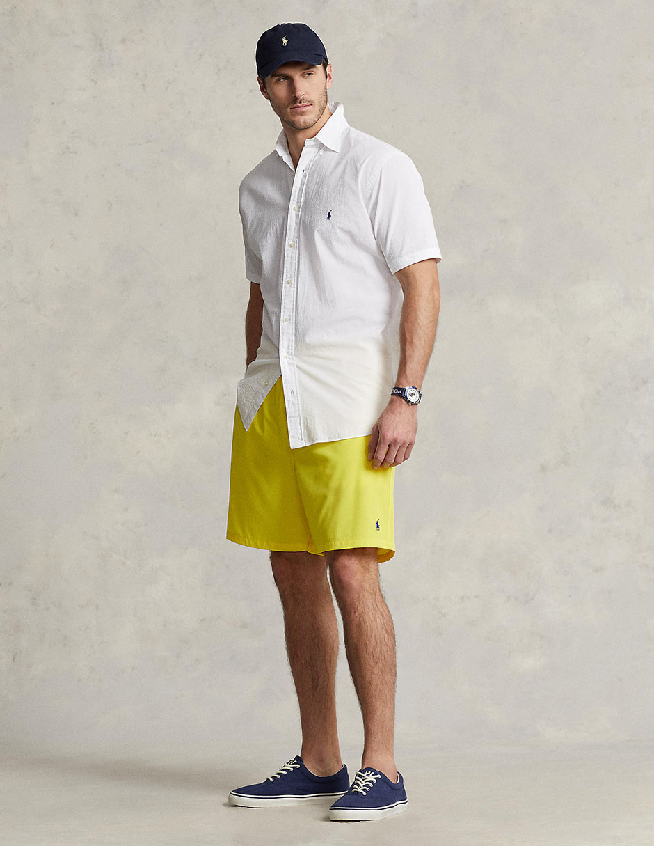 Camisa casual Polo Rl de algodón manga corta para hombre