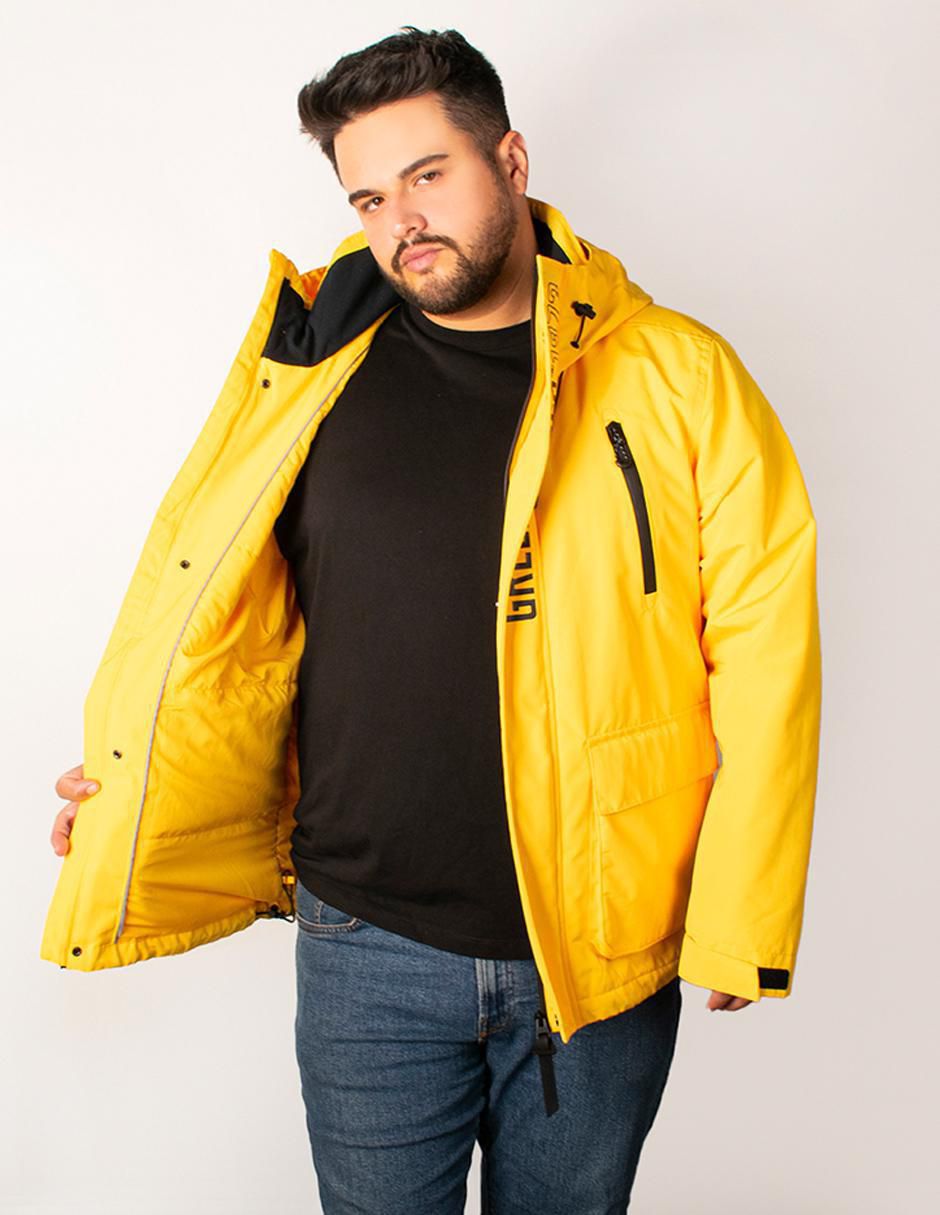 Chamarra parka impermeable con capucha para hombre 5