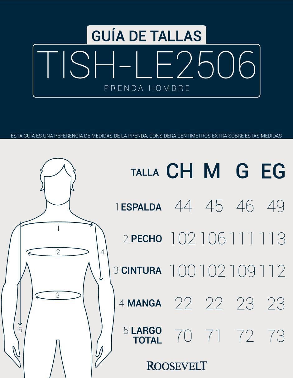 Playera cuello redondo para hombre 7