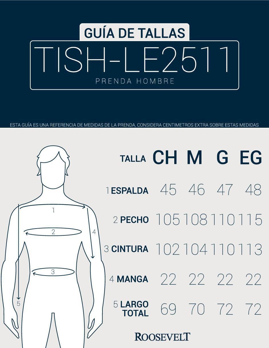 Playera cuello redondo para hombre