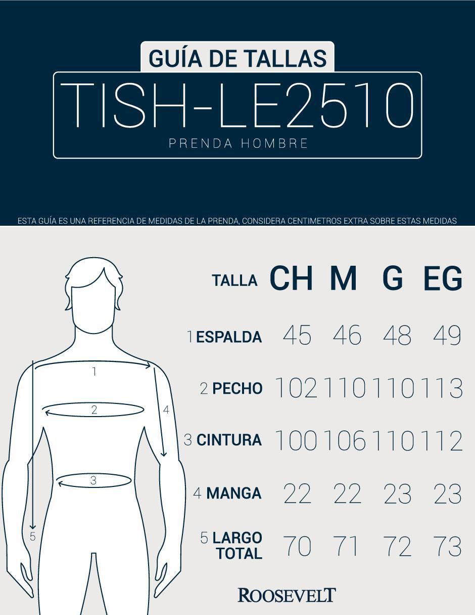 Playera cuello redondo para hombre 7