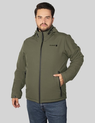 Chamarra casual Greenlander con capucha para hombre
