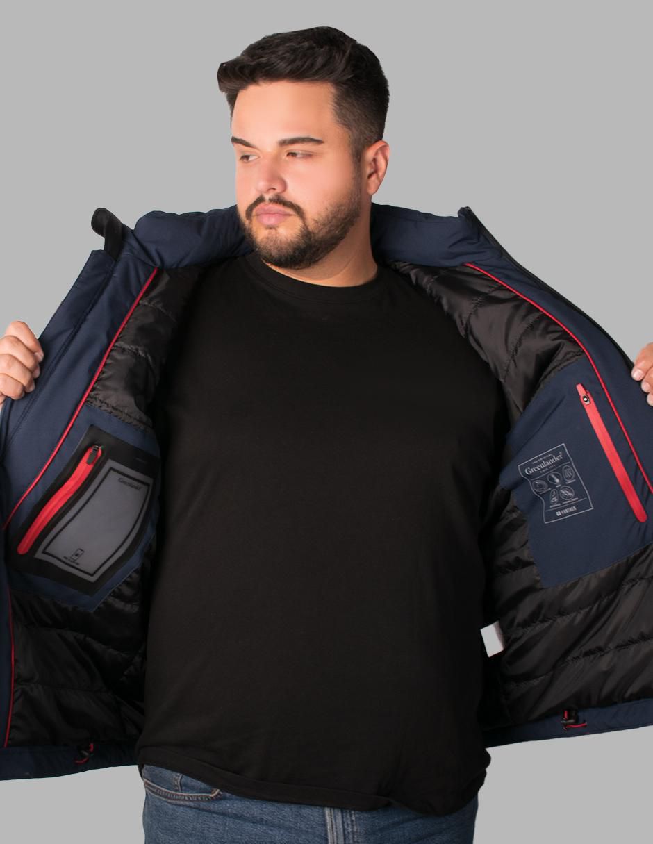 Chamarra parka Greenlander impermeable con capucha para hombre