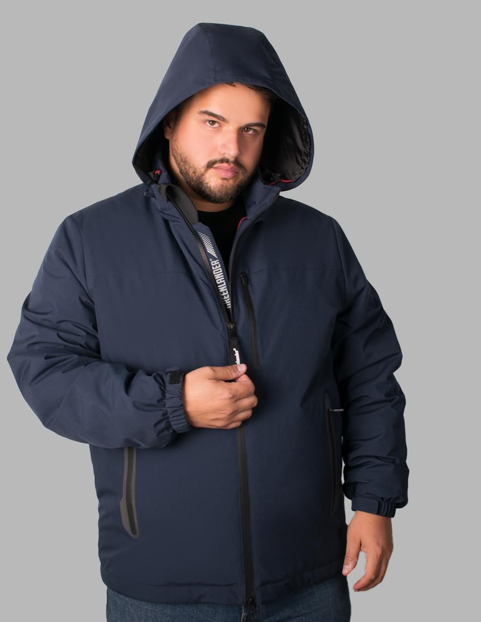 Chamarra parka Greenlander impermeable con capucha para hombre