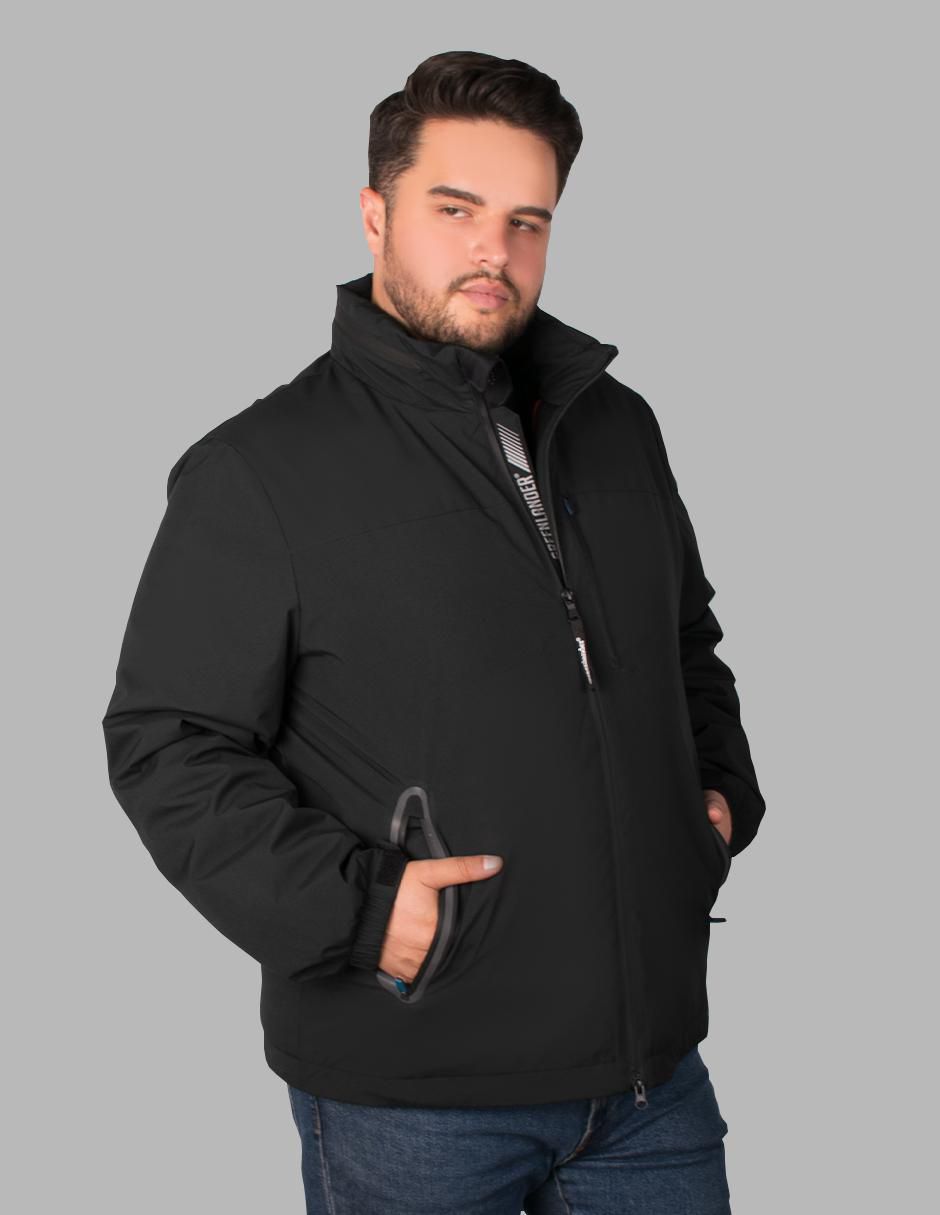 Chamarra parka impermeable con capucha para hombre 5
