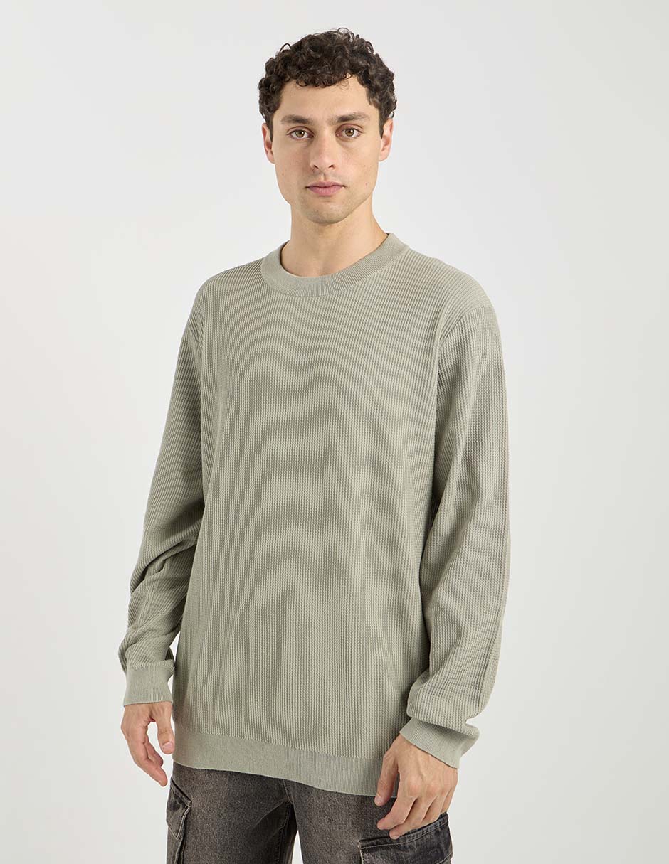 Suéter cuello redondo para hombre Suéter cuello redondo para hombre