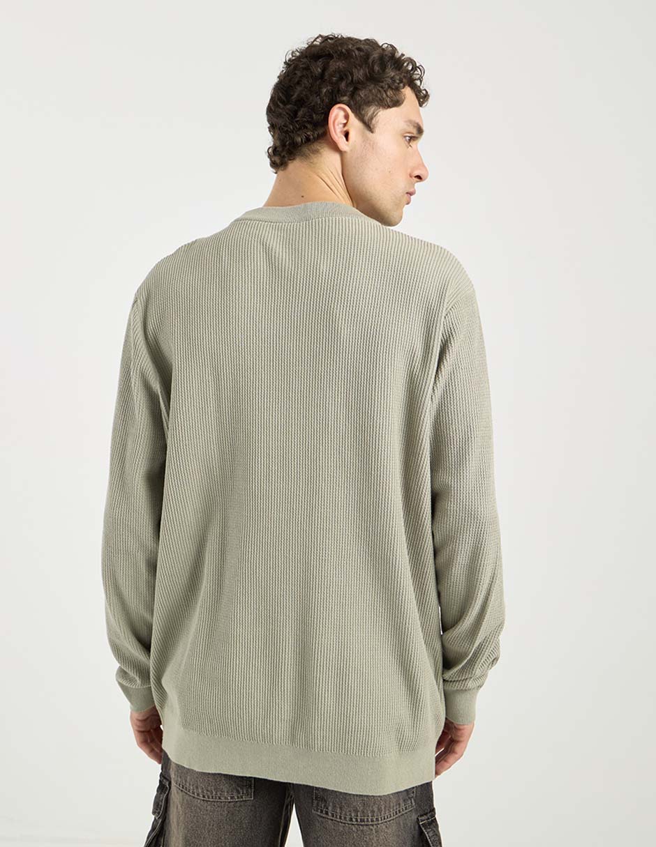 Suéter cuello redondo para hombre