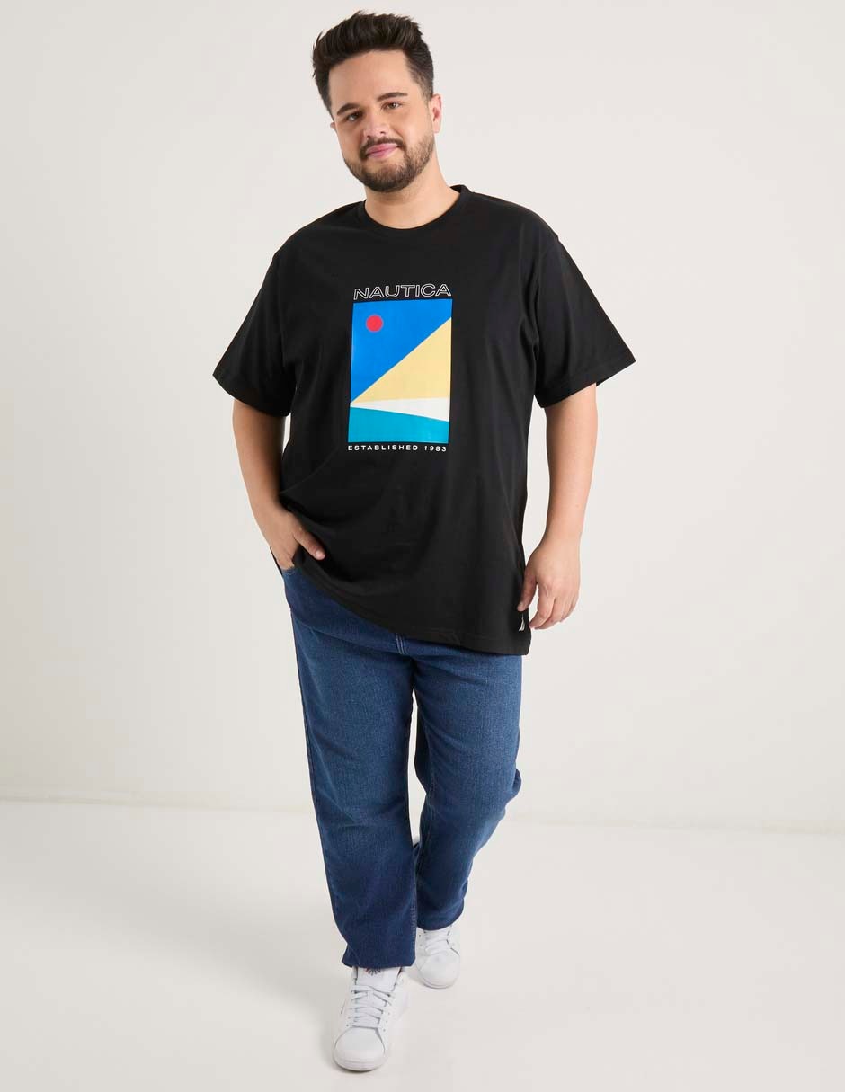 Playera cuello redondo para hombre