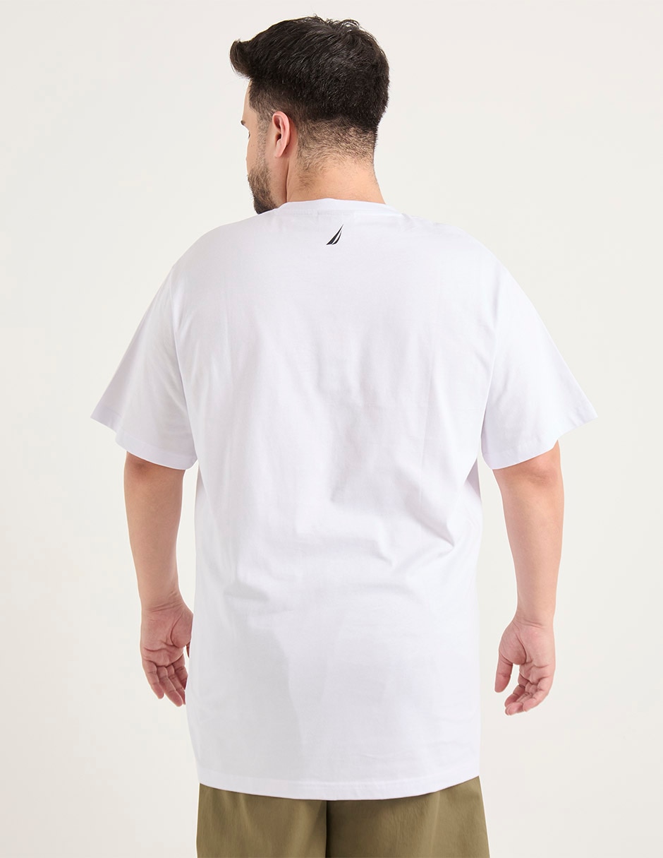 Playera Nautica cuello redondo para hombre