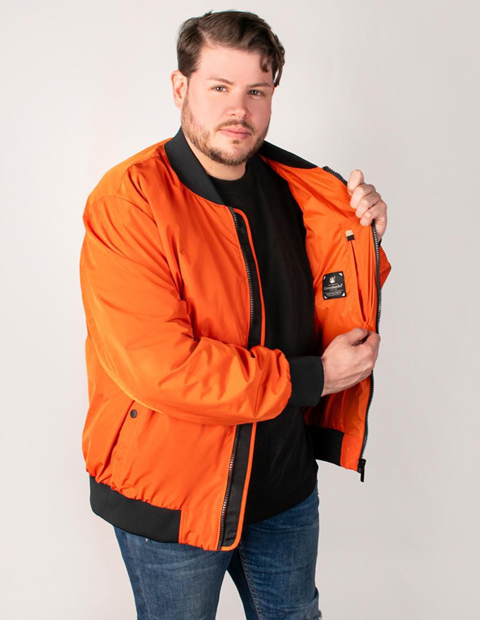 Chamarra bomber con bolsillos para hombre 5