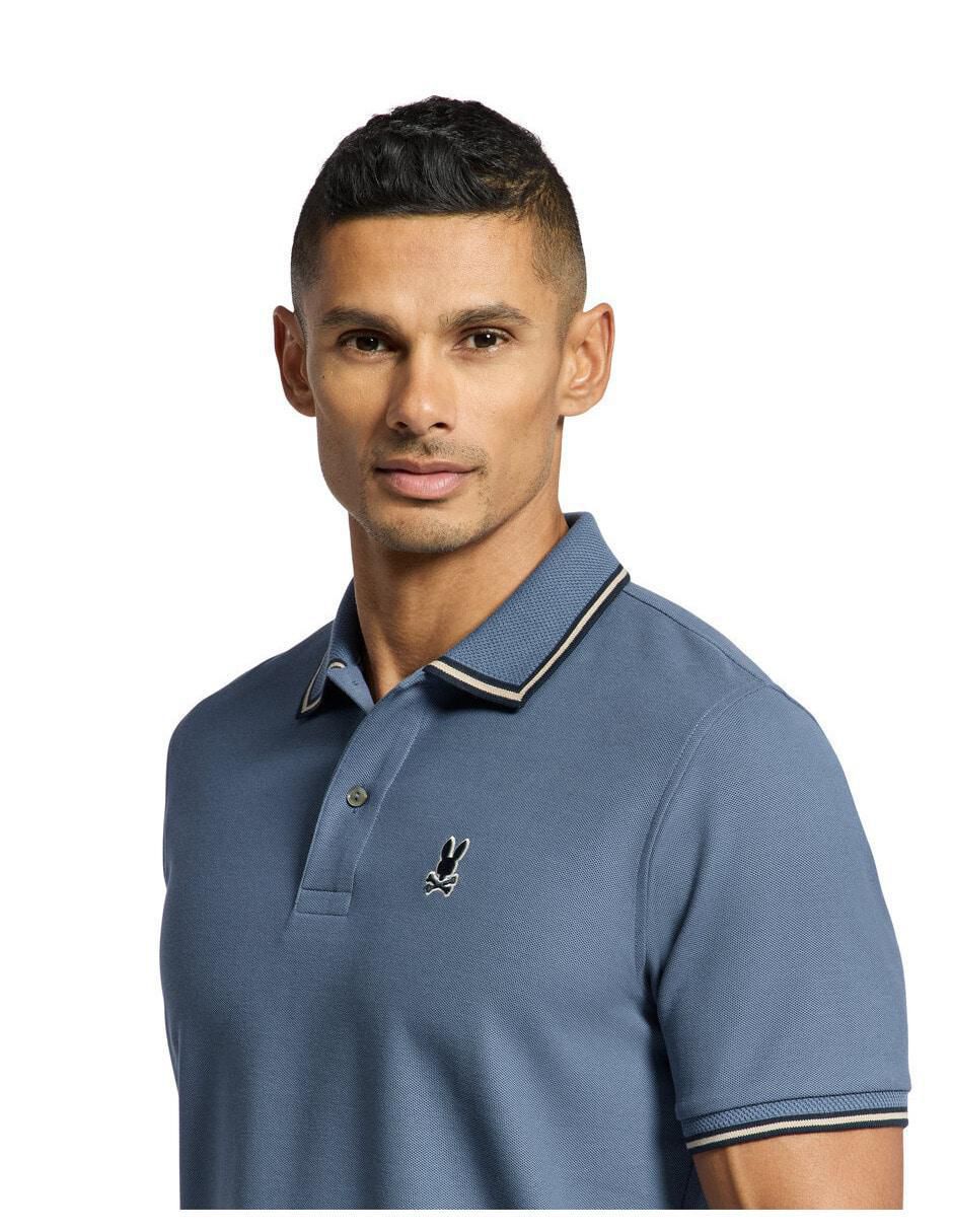 Playera tipo polo Psycho Bunny HD24 para hombre