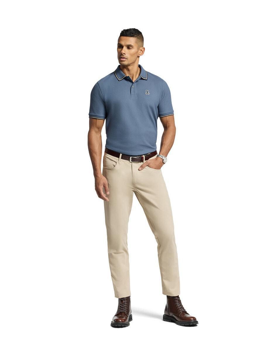 Playera tipo polo Psycho Bunny HD24 para hombre