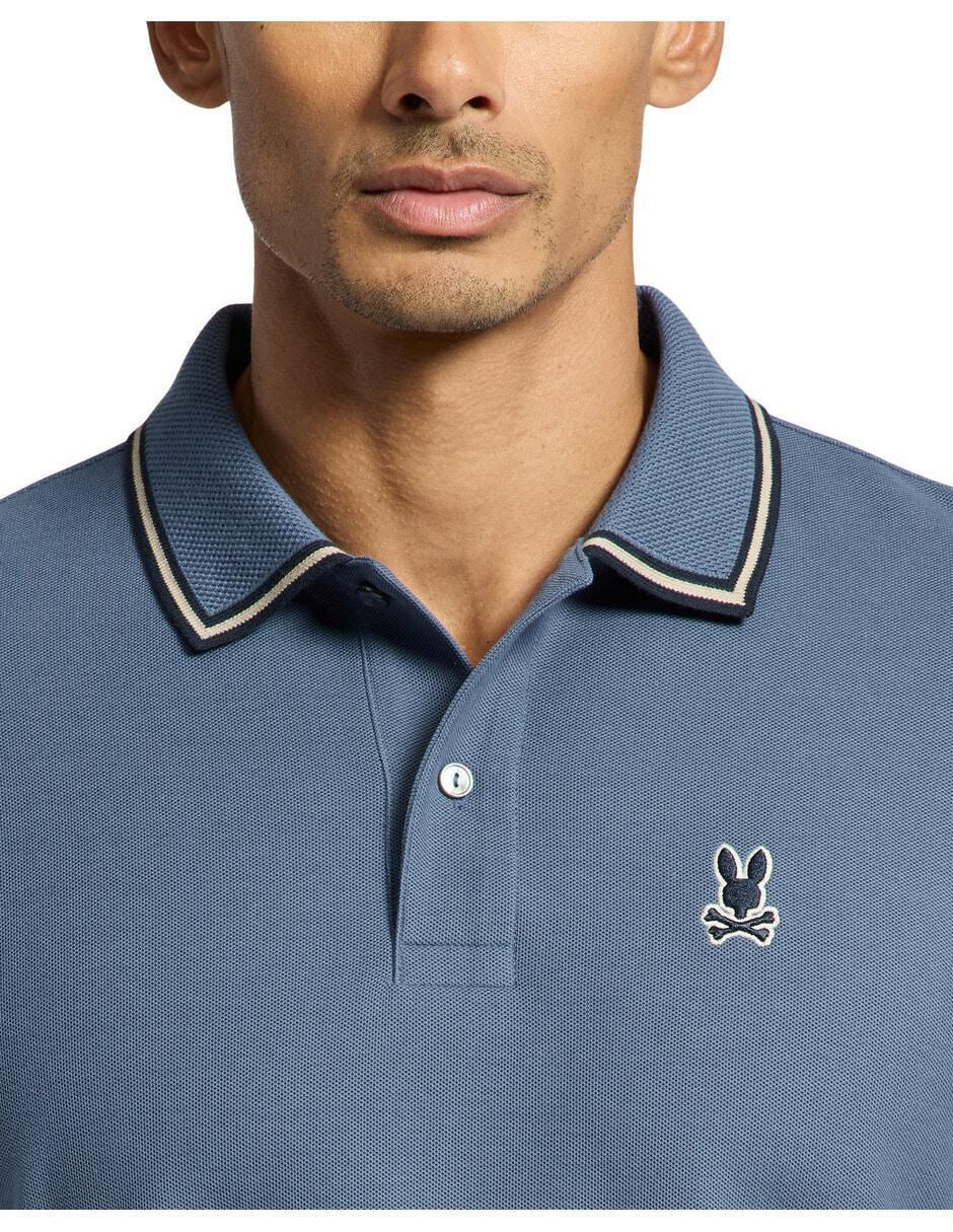 Playera tipo polo Psycho Bunny HD24 para hombre