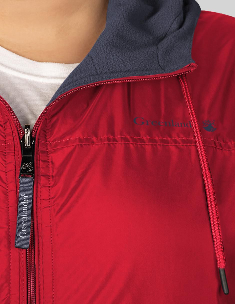 Chamarra casual Greenlander impermeable reversible para hombre