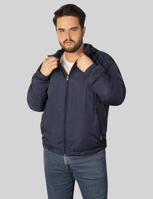 Chamarra casual impermeable reversible para hombre Chamarra casual impermeable reversible para hombre