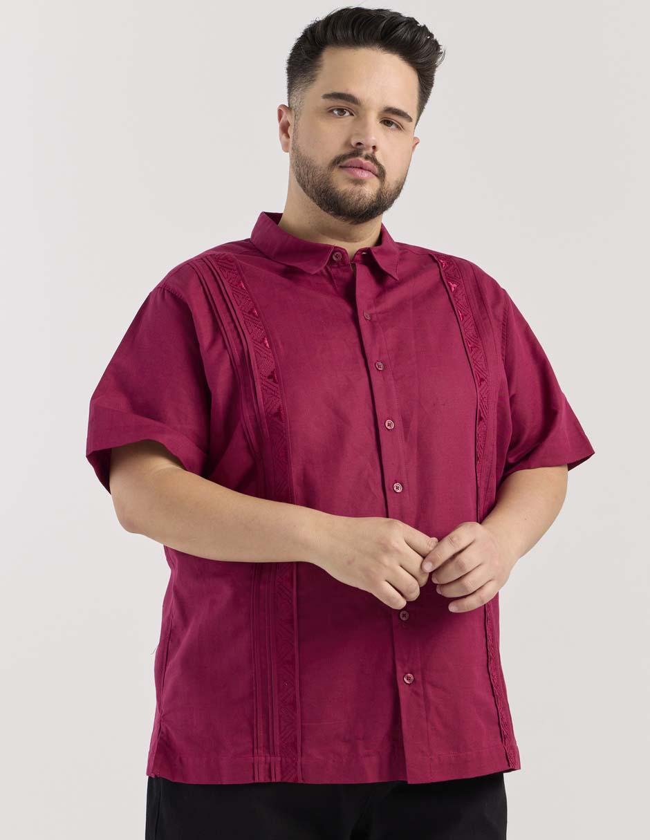 Guayabera manga corta para hombre 1