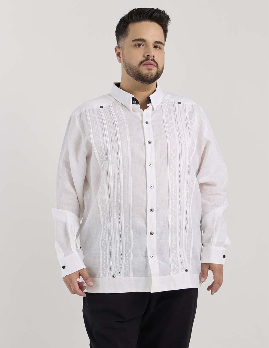 Guayabera manga larga Ábito para hombre