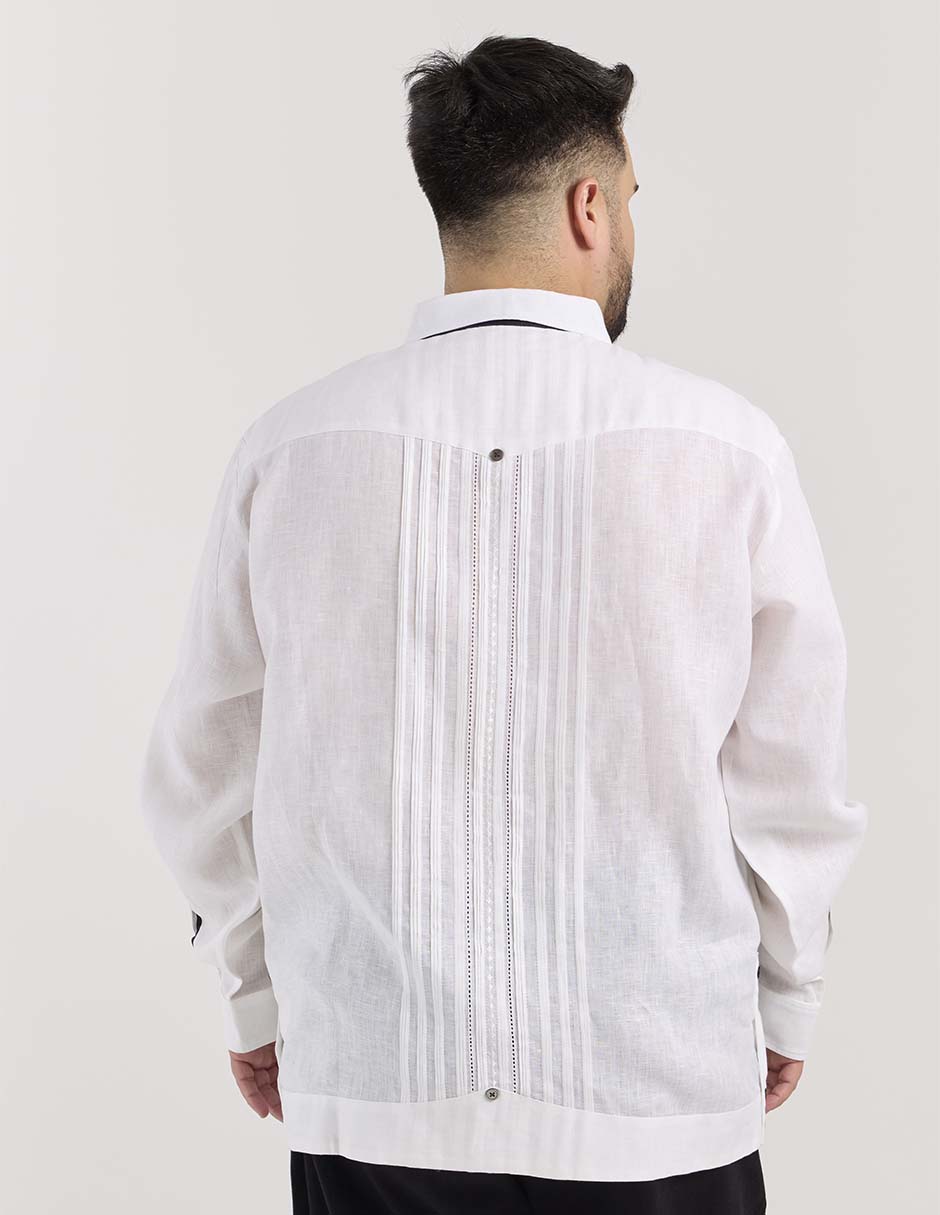 Guayabera manga larga Ábito para hombre