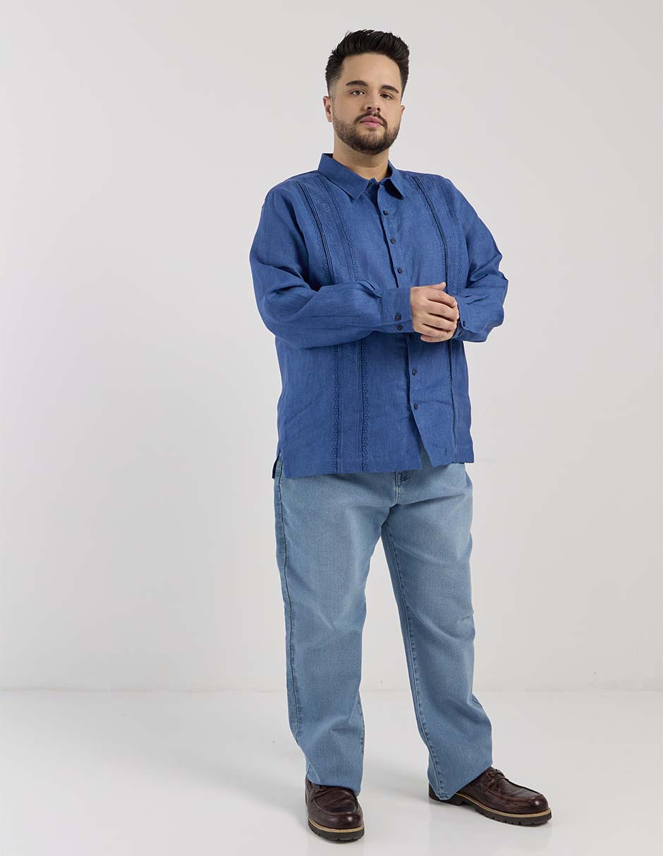 Guayabera manga larga Ábito para hombre