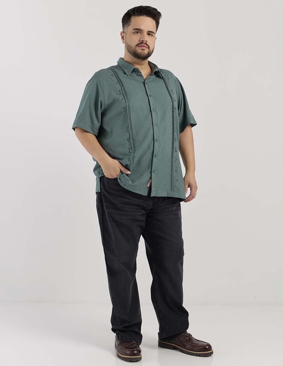 Guayabera manga corta Costavana para hombre