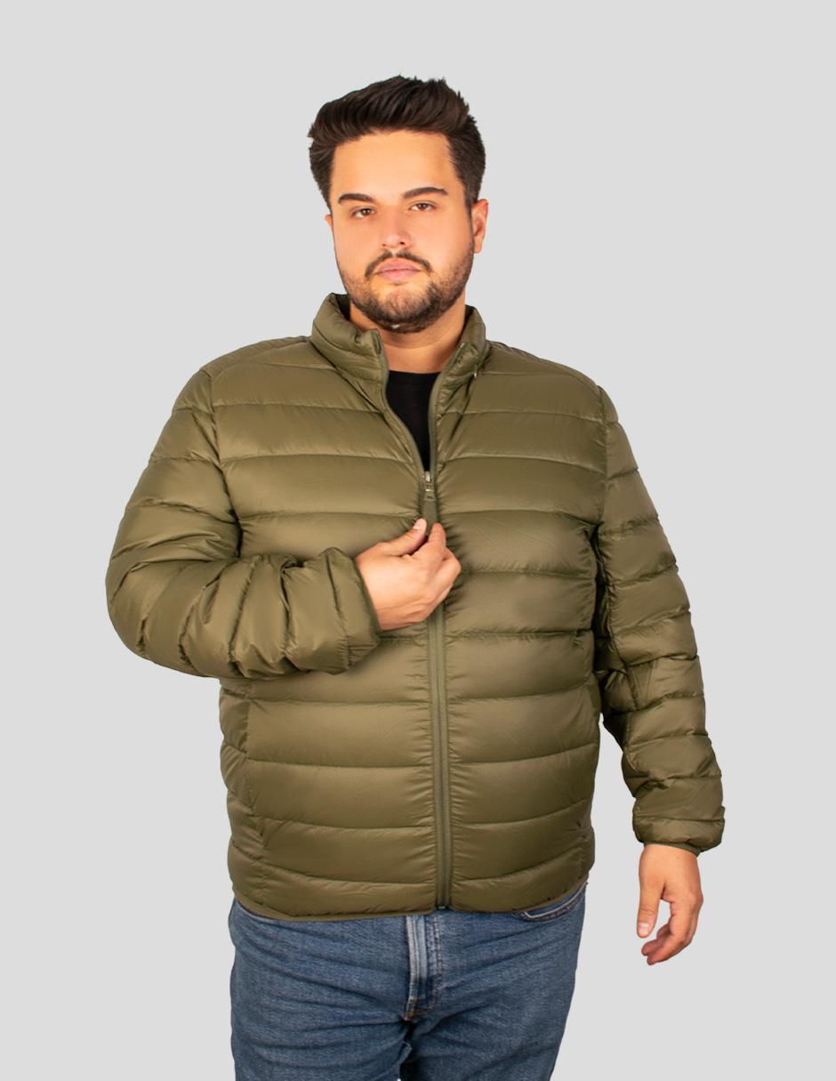 Chamarra acolchada con capucha para hombre 1