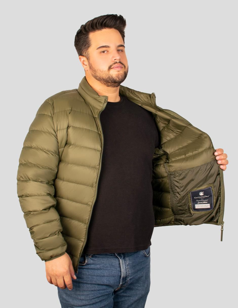 Chamarra acolchada con capucha para hombre 5